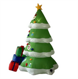 Christmas outdoor inflatable decoration of Christmas tree and gift box